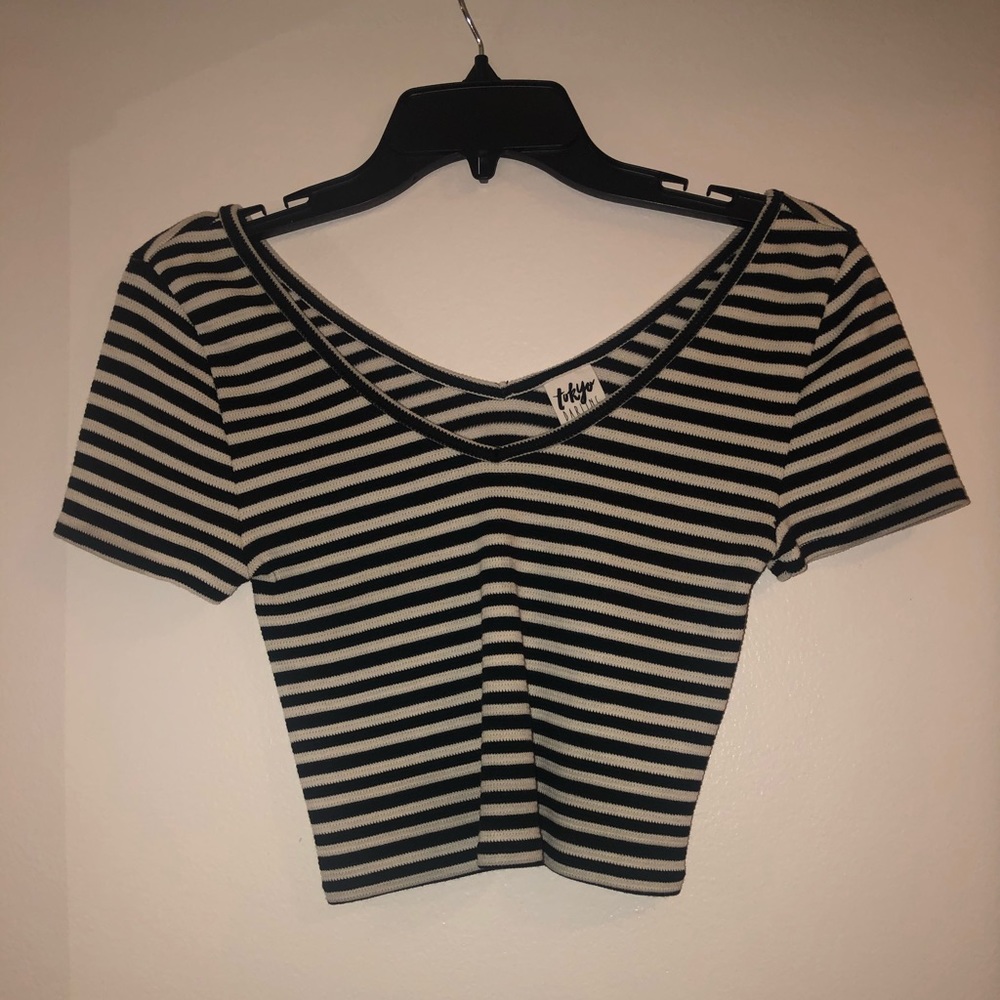 Striped Crop Top